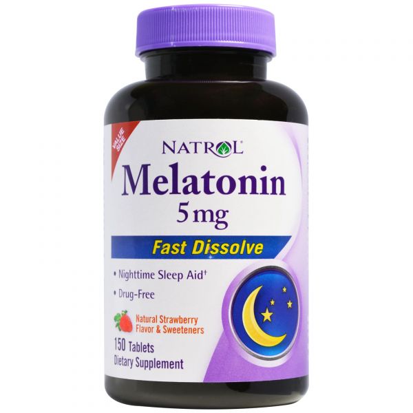 Melatonina 5m Natro Fast Dissolve 150 tablets