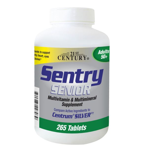 Multivitamina Silver Sentry-Centrum 265 capsulas p pessoas com mais de 50 anos